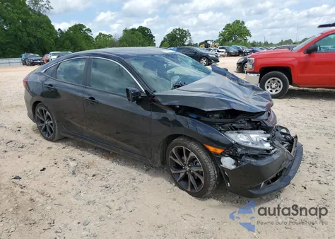 2021 Honda Civic Sport z USA, uszkodzony, nr VIN 2HGFC2F86MH557251